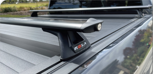 Rola Roof Racks Suits Isuzu D-Max 4D Ute With Tub Roller Shutter 7/2020-On 2 Bars APEX149-2