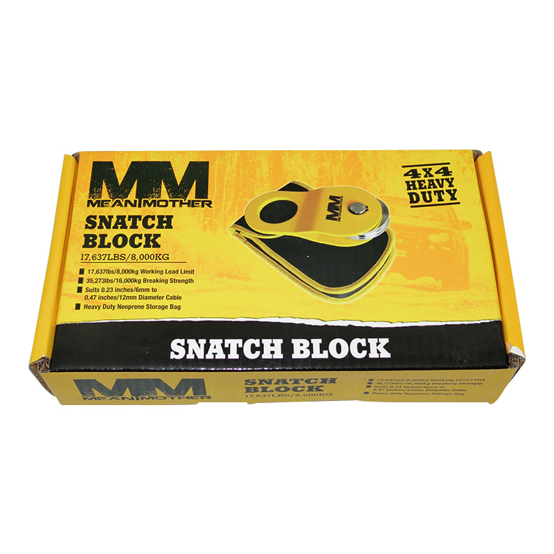 Mean Mother 8T Snatch Block MMSB8T