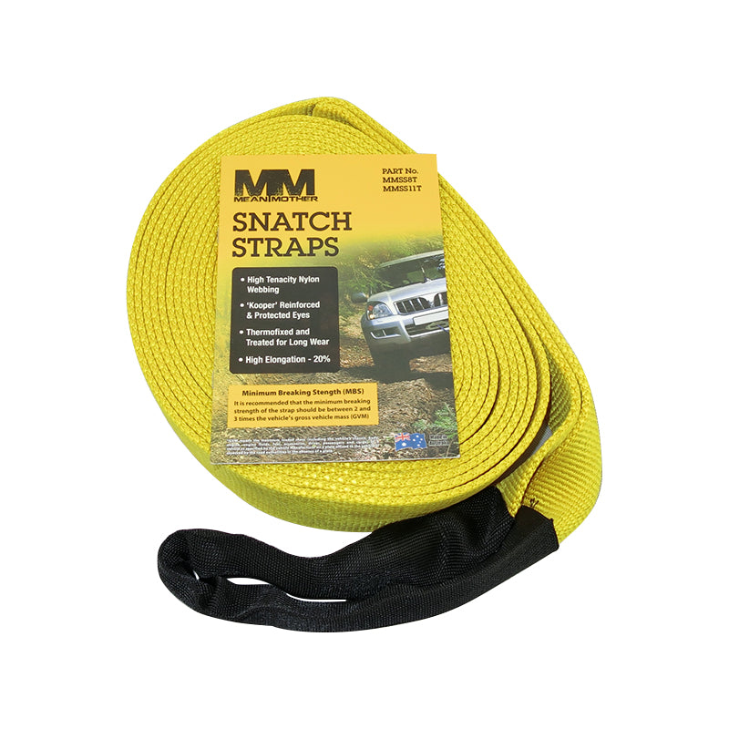 Mean Mother 9m x 60mm - 8000 Kg 8T Straps MMSS8T