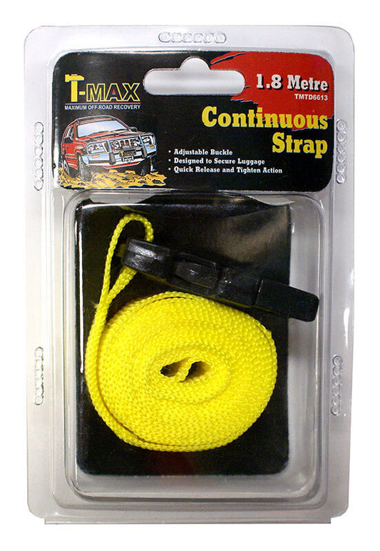 T-Max Continuous Strap Adjustable Buckle & Quick Release 1.8m ATMTD6613