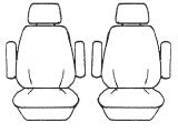 Seat Covers Ssangyong Stavic Wagon 2013-On 2 Rows Custom Made Esteem Velour Charcoal Tray Table