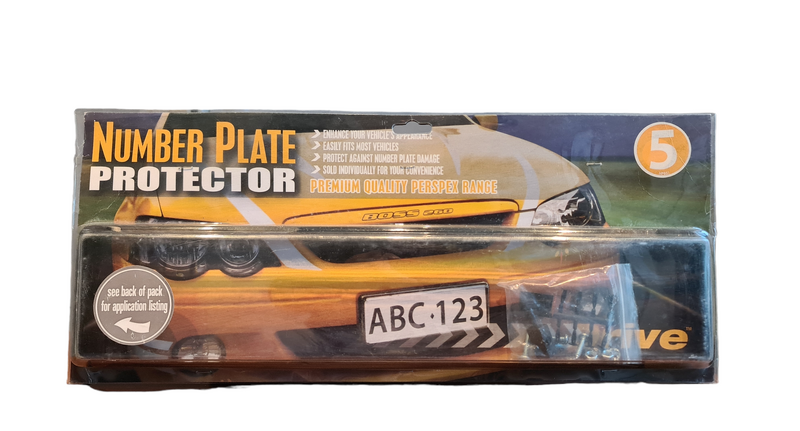 Euro Perspex Number Plate Frame NP831