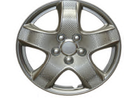 Gear-X Car Wheel Covers Hubcaps Classic Silver Carbon Set Of 4 [Size: 15 inch] 55GXP998CLS/CBN-15