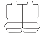 Seat Covers Set Suits Nissan X-trail T32 7 Seater ST/ST-L 3/2014-On 3 Rows Leather Look Black