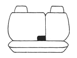 Custom Made Velour Seat Covers Tarago 6/2000-2/2006 GLI/GLX/Ultima