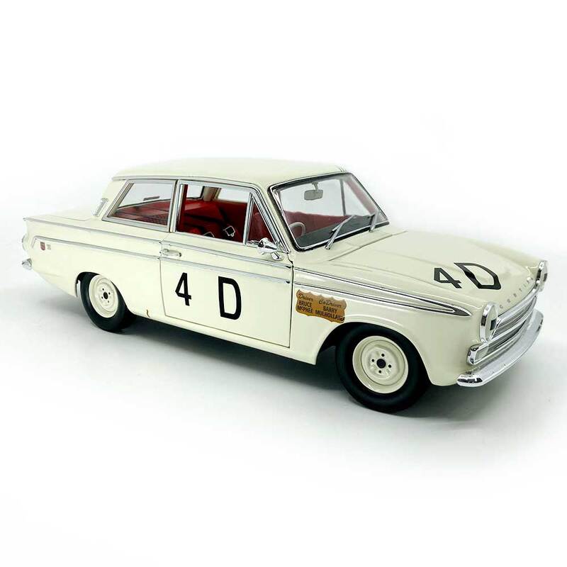 1:18 Classic Carlectables Suits Ford Cortina GT 500 1965 Bathurst Second Place Car 18778