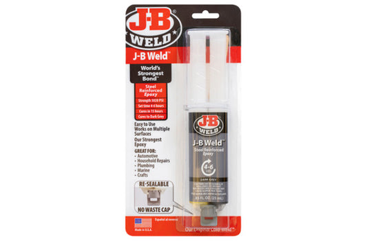 Jb J-B Weld Automotive Steel Reinforced Epoxy Syringe 25ml 50165
