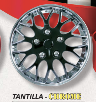 Gear-X Car Wheel Covers Hubcaps Classic Alum Look TANTILLA Set Of 4 [Size: 16 inch] GXP970C/IB-16