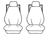 Esteem Velour Seat Covers Set Suits Land Rover Discovery 4 SE/HSE 12/2012-On 3 Rows