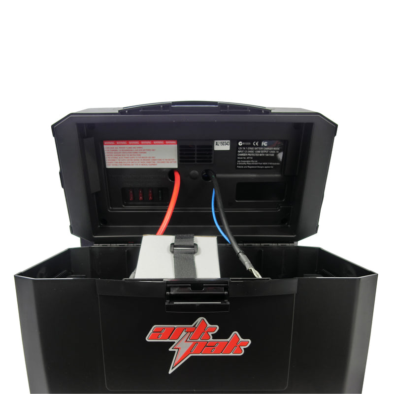 Arkpak AP730 Portable Power Station Powerpack Recharge 12v Dual Inverter Battery Box