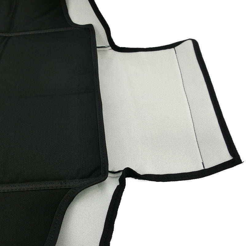 Black Duck Denim Black Console & Seat Covers Suits Isuzu D-Max Dual Cab 5/2012-7/2020