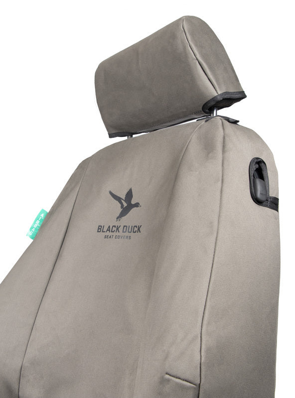 Black Duck 4Elements Seat Covers John Deere 8R 2019-On Grey