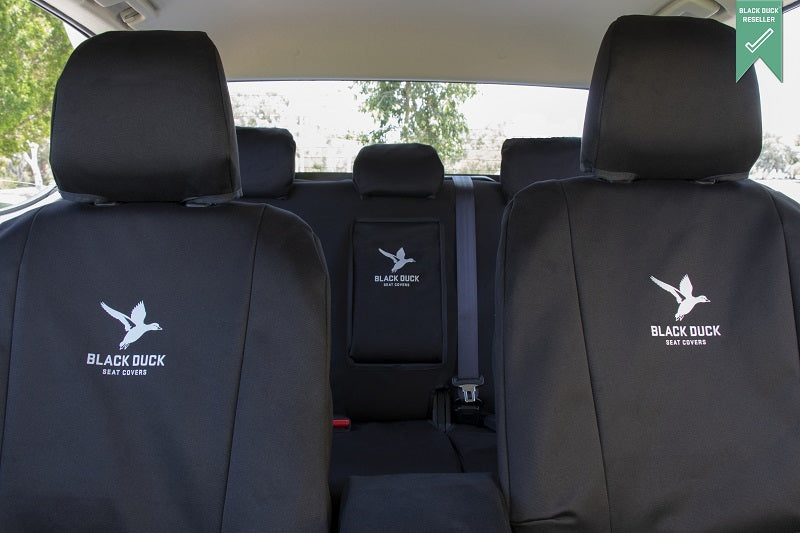 Black Duck 4Elements Console & Seat Covers Suits Nissan Qashqai 2018-On Black