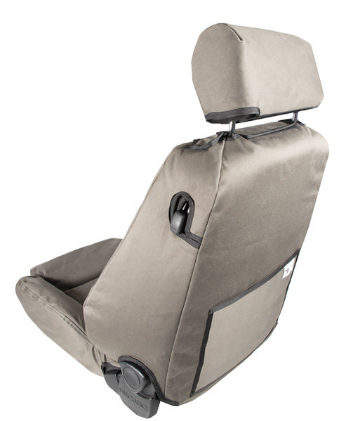 Black Duck 4Elements Console & Seat Covers suits VW Amarok W580/W580S 2021-2022 Grey
