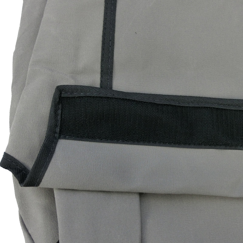 Black Duck Canvas Seat Covers Hino 500 Series Medium Duty 2012-Mid 2019 Grey