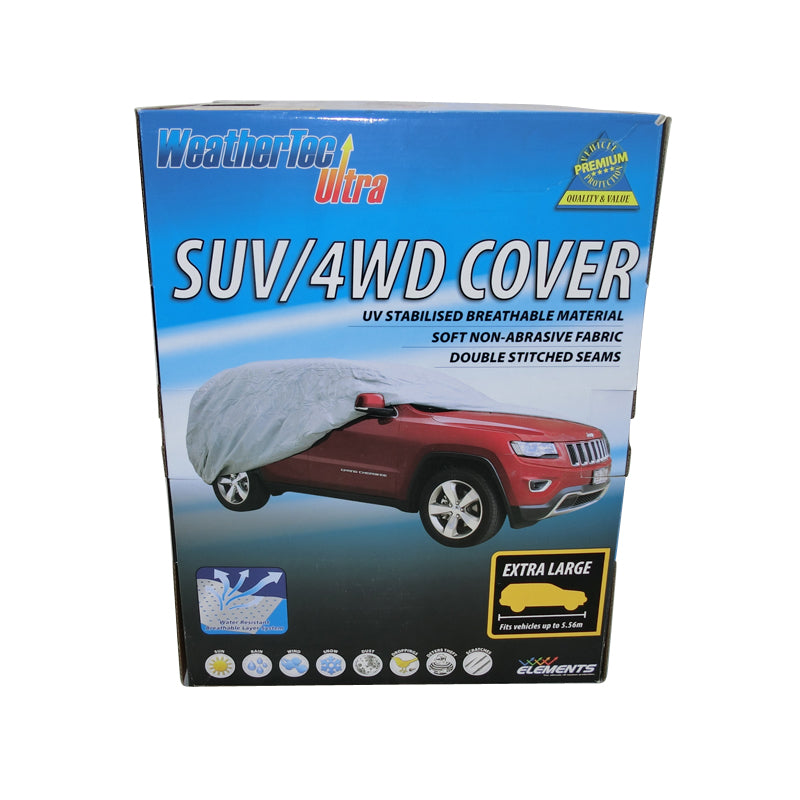 Weathertec Ultra Weatherproof Car Cover Extra Large 4WD and Dual Cab with Canopy CC37