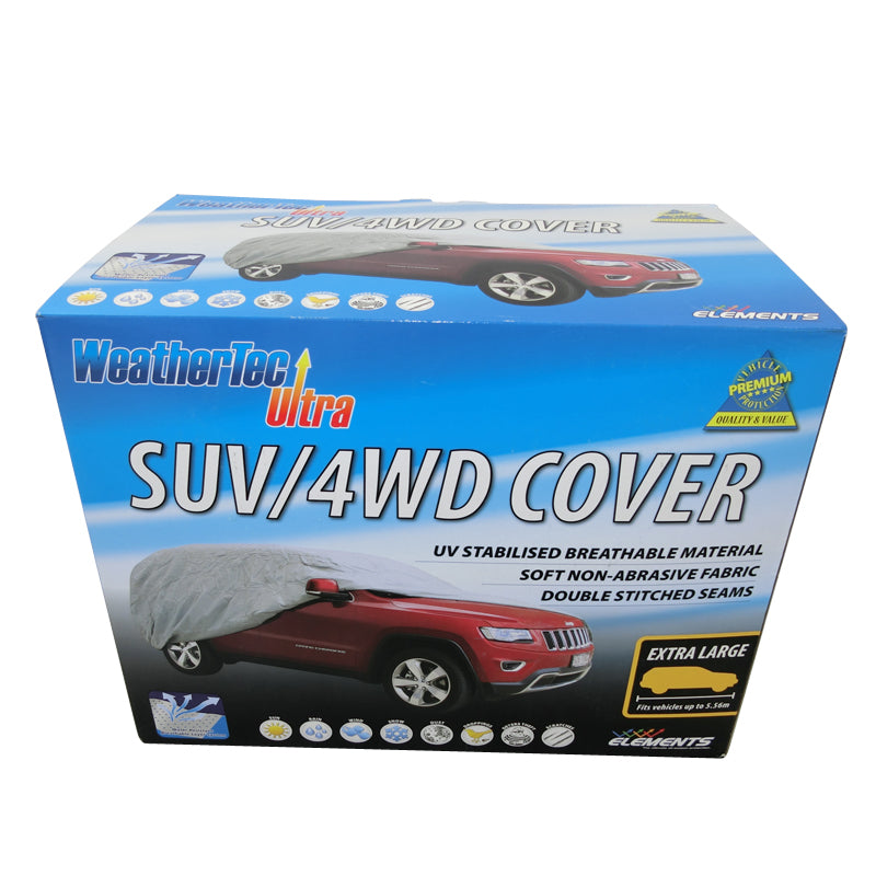 Weathertec Ultra Weatherproof Car Cover Extra Large 4WD and Dual Cab with Canopy CC37