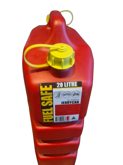 Fuel Safe All Purpose Plastic Fuel Can 20 Litre - Red JCAN20LRED