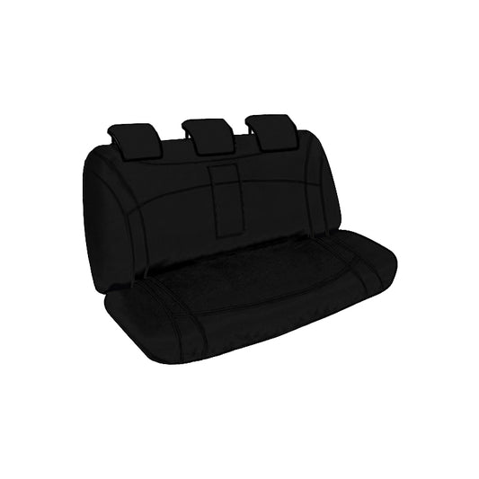 Getaway Neoprene Seat Covers Suits Ford Ranger PX3 Dual Cab Raptor 09/2018-On Black Stitch