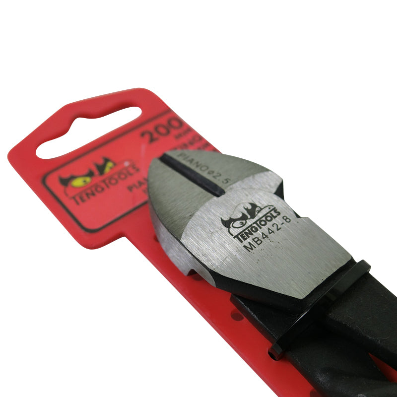 Teng Tools-  Mega Bite 8 inch H-D Side Cutters TPR Handles MB442-8