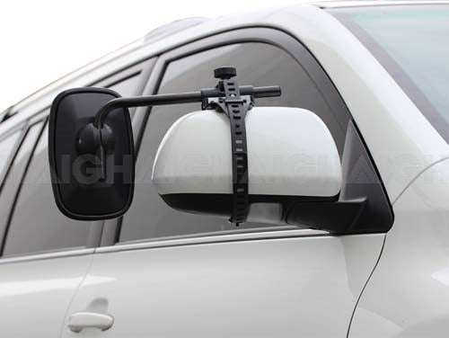Towing Mirror With Adjustible Straps Caravan 4wd Trailer One Pair MH3006