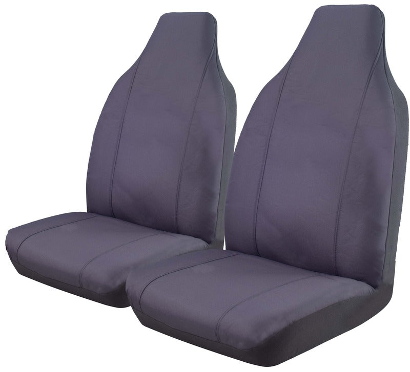 Outback Canvas Seat Covers Airbag Size 25 Deploy Safe Pair Charcoal