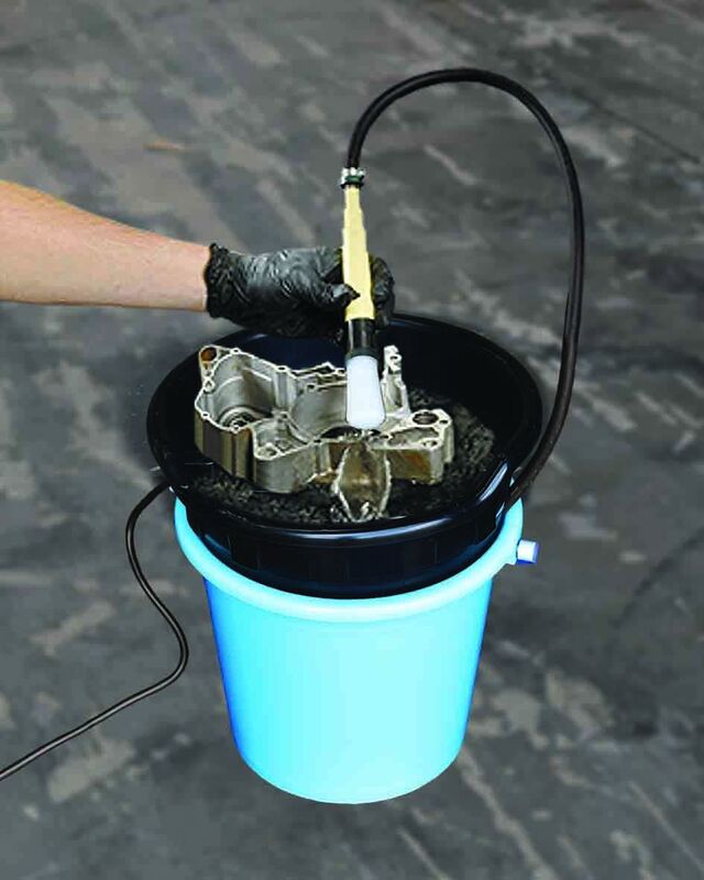 Parts Washer Kit - 19Lpm Degreaser Pump & Flow-Through Parts Brush