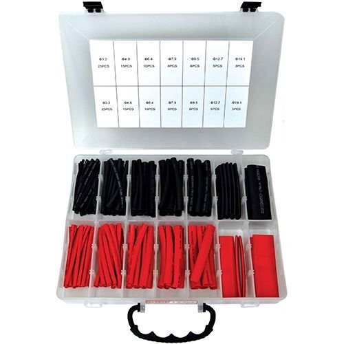 Heat Shrink Tube Assortment - 144Pc With Adhesive