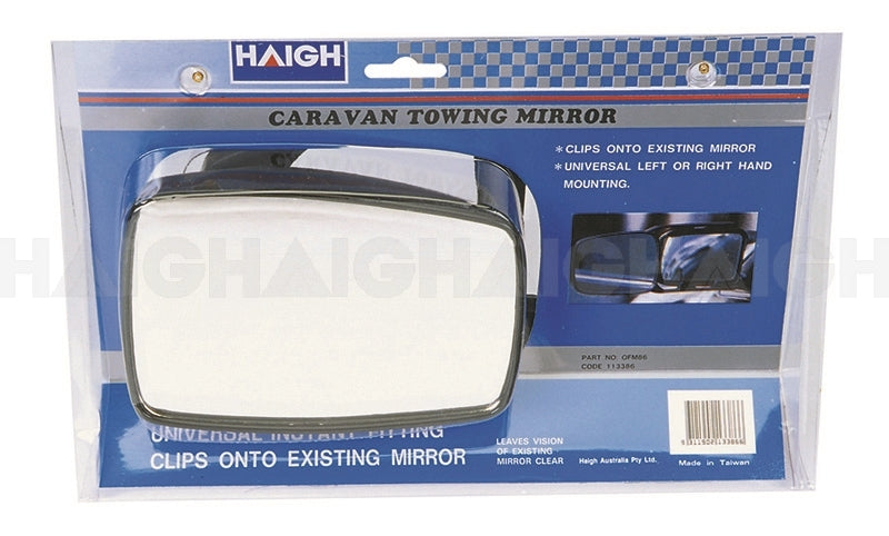 Towing Mirror With Adjustible Straps Caravan 4wd Trailer One Only QFM86