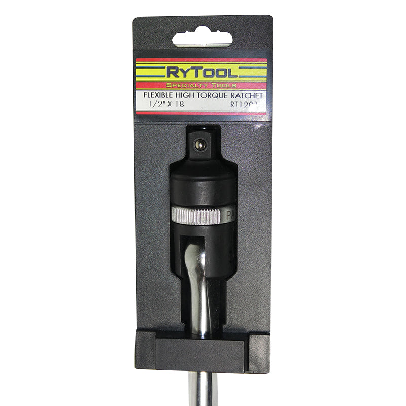 RyTool - 1/2 inch Drive 450mm (18 inch) Reversible Ratcheting Breaker Bar RT1201