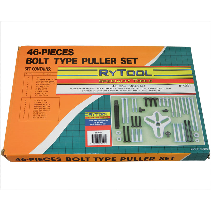 RyTool Drop Forged Multi Purpose 4 Yoke Puller Set RT4001