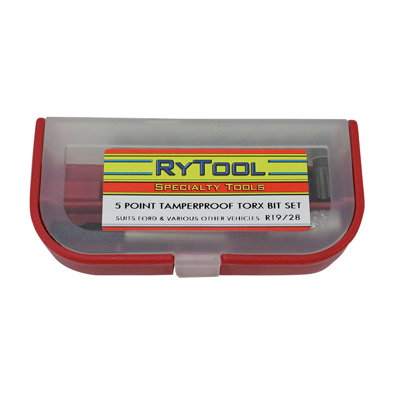 RyTool - 11 Piece 5-Point Torx Bit Set RT9728