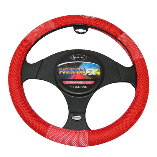 Neon FX Steering Wheel Cover Red