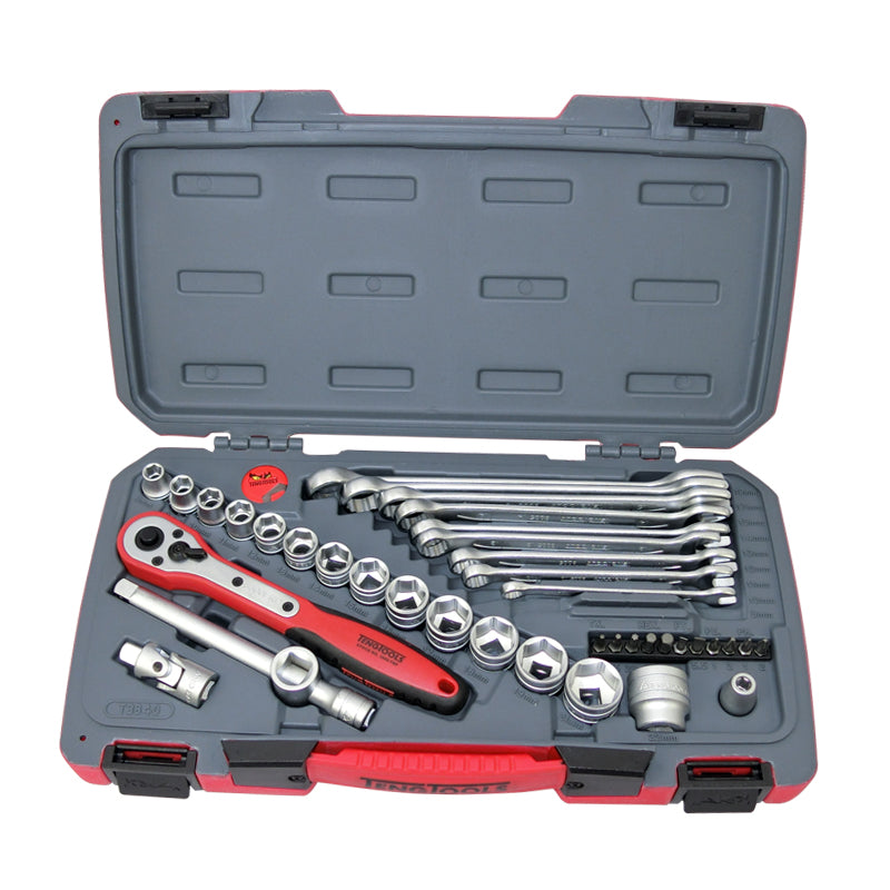 Teng Tools 39 piece Socket Spanner Set 3/8 inch Drive Ratchet Kit