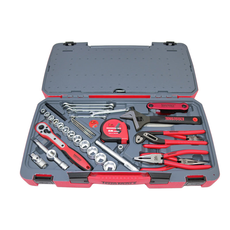 Teng Tools - 79 Piece Service Maintenance Motorist Tool Set Kit TM079