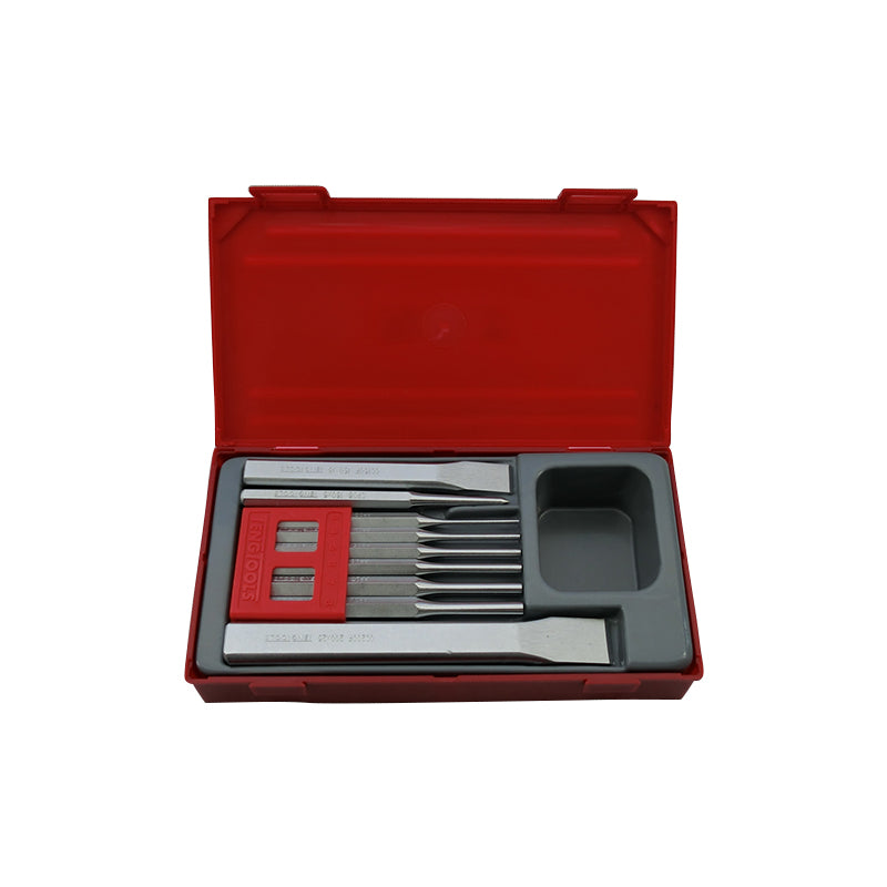 Teng Tools - 9Pc Pin Punch & Chisel Set TC-Tray TTPC09