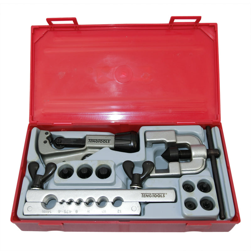 Teng Tools - 10 Piece Flaring Tool & Pipe Cutter Kit TC-Tray TTTF10