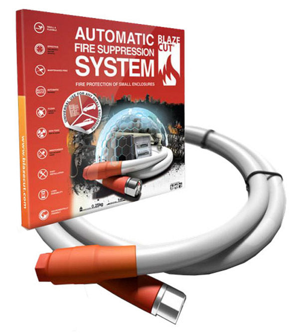Blazecut T Automatic Fire Suppression System For Cars, Caravans, Boats, Switchboards T300E 3 Metre