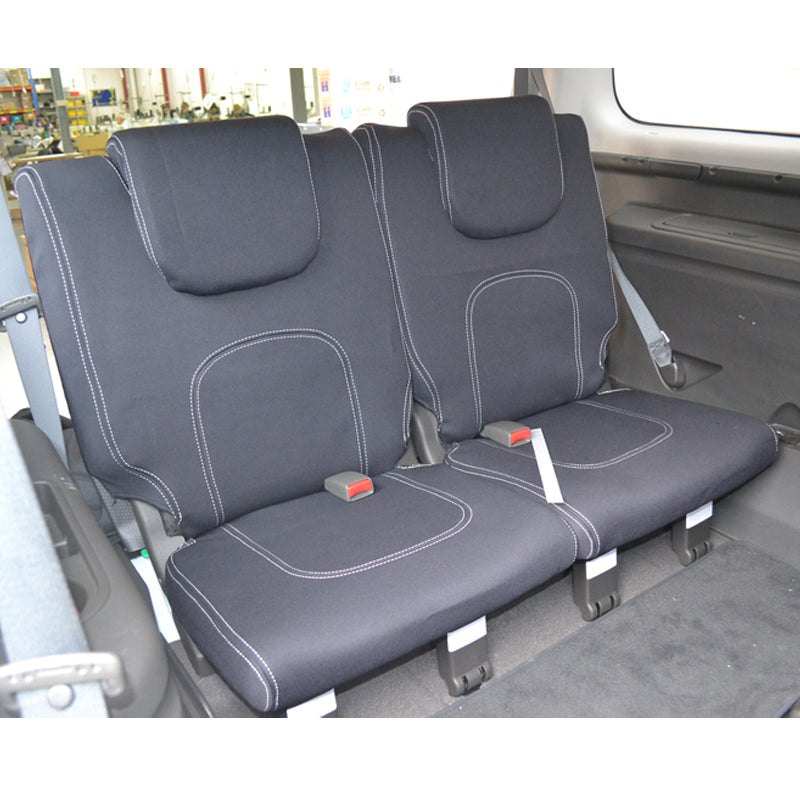 Wet Seat Black Neoprene Seat Covers Suits Ford Ranger PX MK3 Dual Cab Sport/XLT/XLT HiRider 12/2020-4/2022
