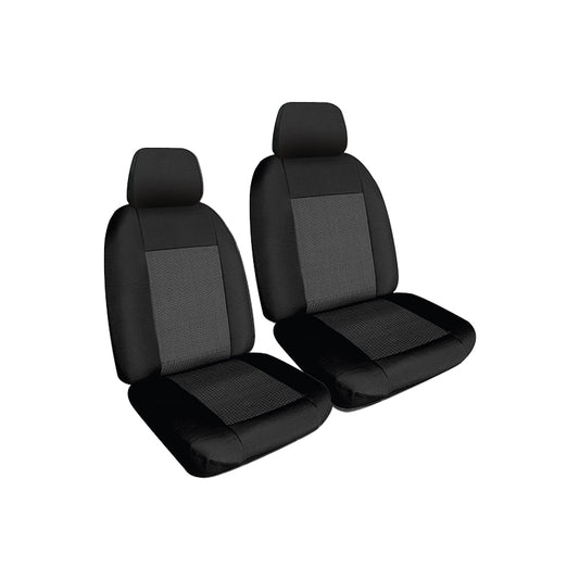 Weekender Jacquard Seat Covers Suits Mazda BT-50 GT/XTR Dual Cab (UP) 2011-6/2015 Waterproof