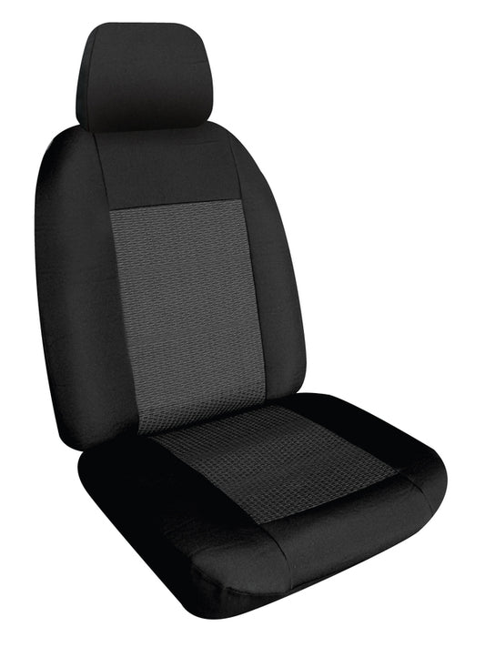 Weekender Jacquard Seat Covers Suits Mitsubishi Pajero 7 Seater Exceed SUV GLS (NX) 2014-On Waterproof