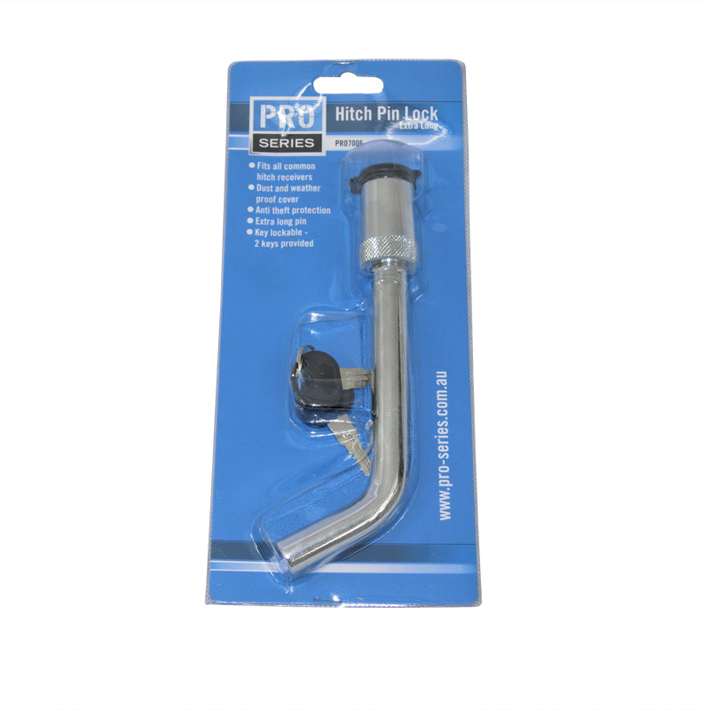 Pro Series Lock Hitch Pin Angled Security Anti Theft Protect Extra Long Reach PRO7006