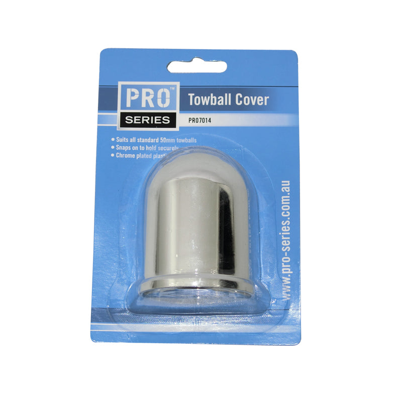 Pro Series Towball Cover 50mm Chrome With Clip