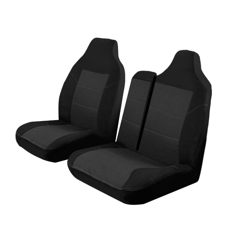 Custom Made Esteem Velour Seat Covers Suits Mitsubishi Canter 3.5T Truck 2005-On 1 Row