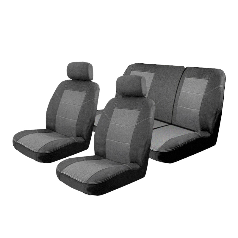 Esteem Velour Seat Covers Set Suits Daewoo Cielo GL 4 Door Hatch 10/1995-1996 2 Rows