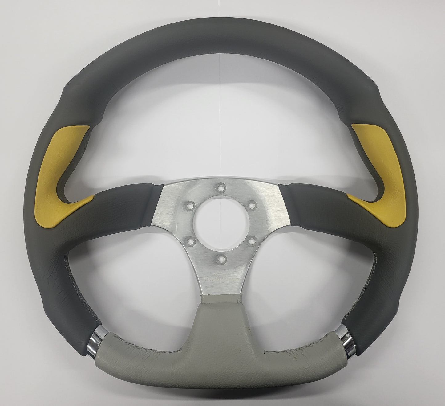 Isotta Steering Wheel Evolution Ice Grey/Yellow