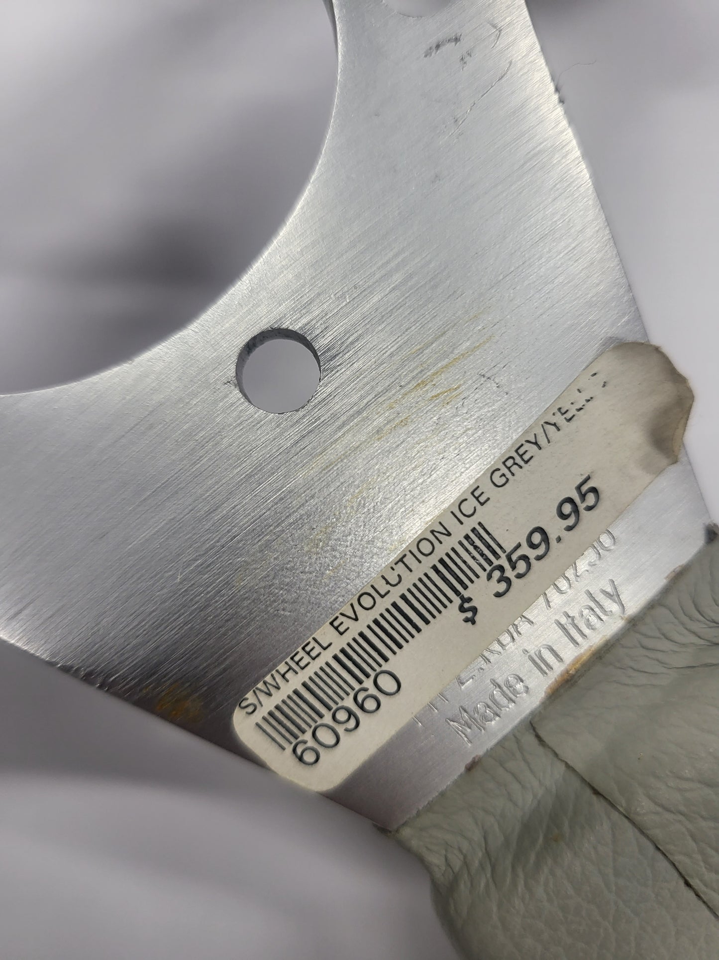 Isotta Steering Wheel Evolution Ice Grey/Yellow