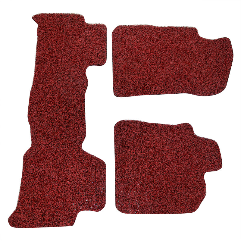 Custom Floor Mats suits Toyota Landcruiser 200 Series UZ/UJR/VDJ/VD 2012-7/2021 Front & Rear Rubber Composite PVC Coil