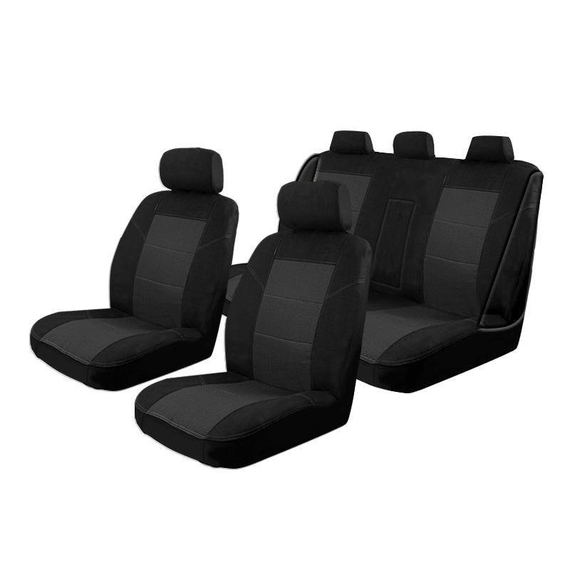 Esteem Velour Seat Covers Set Suits Honda Accord 9th Gen VTi/VTi-S/VTi-L/V6L Sedan 6/2013-1/2016 2 Rows