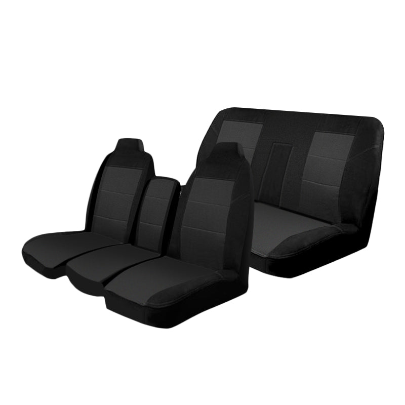 Custom Made Esteem Velour Seat Covers Suits Ford F250 DC Import Ute 1998 2 Rows
